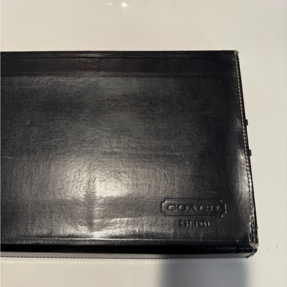 Coach Black glasses display